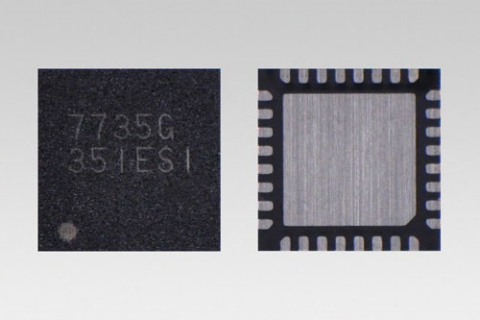 Toshiba: "TC7735FTG", a system power supply IC for LCD used in car navigation systems (Photo: Busine ... 