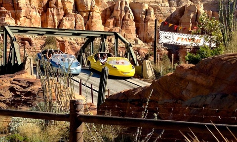 Radiator Springs Racers - A Cars Land ride at Disney California Adventure Park. (Photo: Business Wire)