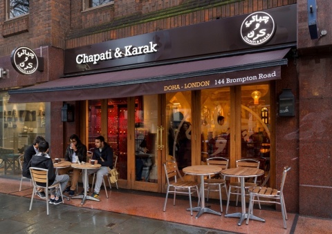 Chapati & Karak photo in London (Photo: Business Wire)