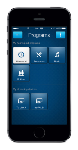 The Beltone HearPlus app allows users to set preferred volume levels as well as treble/bass settings, and use geo-tagging to assign and adjust to the acoustics of frequently visited places like home, work, favorite restaurants and more. Beltone HearPlus™ also features a ‘Find My Hearing Aid’ function to help users pinpoint their hearing aids if misplaced. (Photo: Business Wire)
