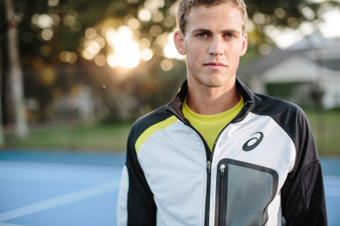 Top-ranked Canadian tennis player Vasek Pospisil re-signs with ASICS America (Photo: Business Wire)