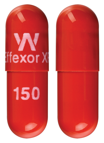 Effexor XR / Venlafaxine HCl 150mg: Encapsulated into #0E (closed length: 0.921 in +/- 0.012 in) opaque dark orange, locking type, elongated hard gelatin capsule shells. (Photo: Business Wire)