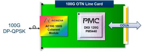 100G OTN Line Card (Graphic: Business Wire)