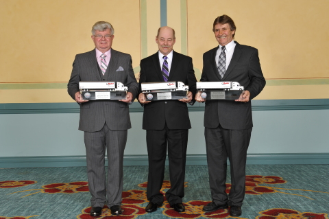 Driver of the Year winners, David Hopper, John Armstrong, and Melton Atkinson. (Photo: Business Wire)