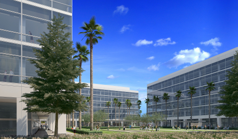 Santa Clara Square: office campus offers high-profile freeway visibility (Photo: Business Wire)