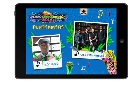 Chart-Toppers Aloe Blacc and American Authors Take the Stage at Nickelodeon’s 27th Annual Kids’ Choice Awards (Photo: Business Wire)
