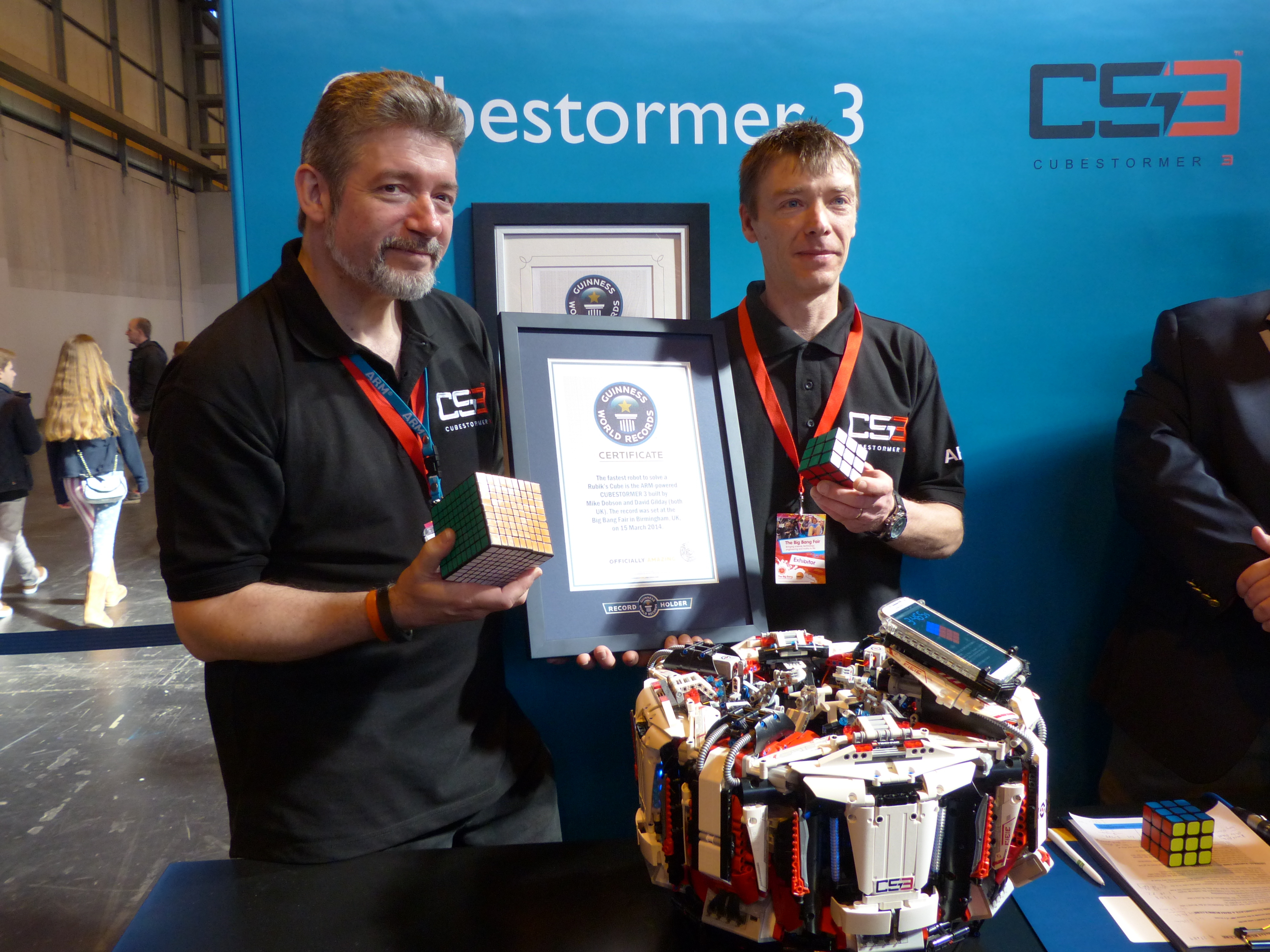 Arm Powered Robot Breaks World Speed Record For Solving A Rubik S Cube At Uk S Big Bang Fair 14 Business Wire