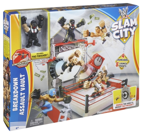 WWE Slam City(TM) merchandise is currently available at major retail stores.