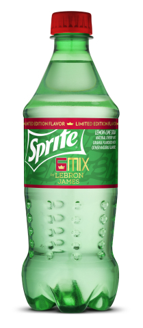 Limited-edition Sprite® 6 Mix by LeBron James 20-ounce bottle available in convenience retail and va ... 