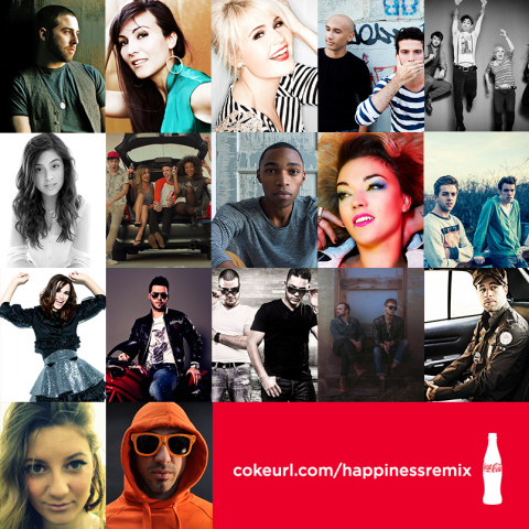 Happiness Remix is the latest addition to the Coca-Cola Open Happiness campaign which has launched i ... 