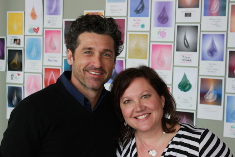 Patrick Dempsey shares details of his philanthropic journey with Giving With Purpose instructor Rebecca Riccio. (Photo: Business Wire)