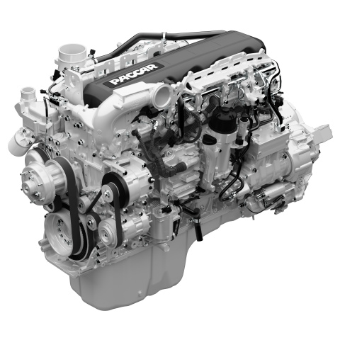 The 12.9-liter PACCAR MX-13 engine has earned swift adoption by fleets and truck operators in the U.S. and Canadian Class 8 truck markets. Kenworth had a record year of PACCAR MX-13 engine sales in 2013. There are more than 51,000 PACCAR MX-13 engines operating in Class 8 trucks in the United States and Canada. As a result of new engine software updates, oil viscosity changes, and a common-rail fuel-injection system that optimizes combustion, the 2014 PACCAR MX-13 offers up to 1.5 percent fuel economy improvement over its 2013 version, which will provide nearly $1,200 in annual fuel savings for the typical long-haul truck. (Photo: Business Wire)