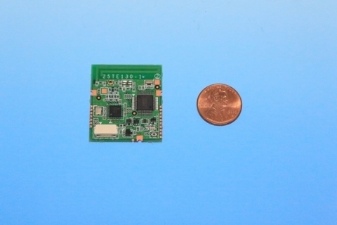 Prototype Module with One-cent Coin (Photo: Business Wire)