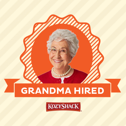 Kozy Shack is proud to name its first Official Grandma - a one-of-a-kind representative who knows the simple goodness of pudding made right. (Credit: Kozy Shack)