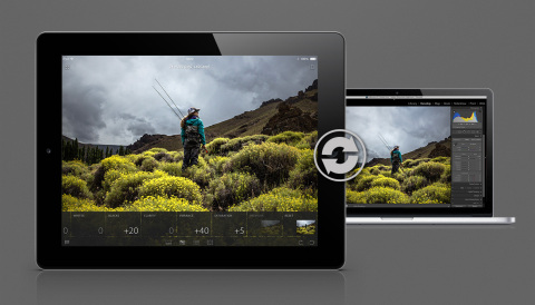 Automatically sync with Lightroom 5 on your desktop. (Photo: Business Wire)