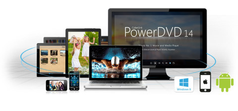 CyberLink Corp. today launched PowerDVD 14, the latest version of the world's pre-eminent movie and media player for Blu-ray, 3D & HD content. (Photo: Business Wire)