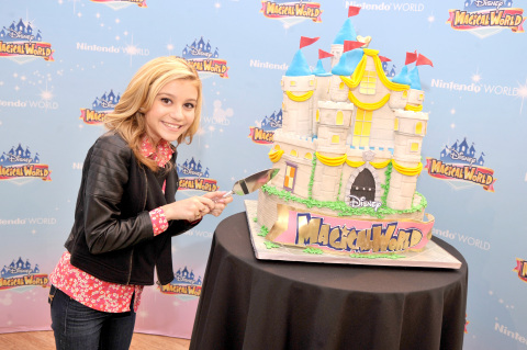 Actor G Hannelius, currently starring in the Disney Channel sitcom Dog with a Blog, celebrates the launch of Disney Magical World at the Nintendo World store in New York on April 12, 2014. The game allows players to interact with more than 60 Disney characters and is now available exclusively for the Nintendo 3DS family of systems. (Photo by Stephen Lovekin/Getty Images for Nintendo and © Disney)