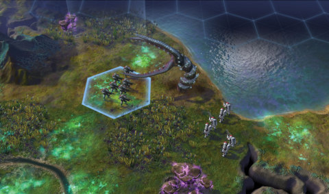 The Siege Worm, one of the new alien creatures found in Sid Meier's Civilization: Beyond Earth (Photo: Business Wire)