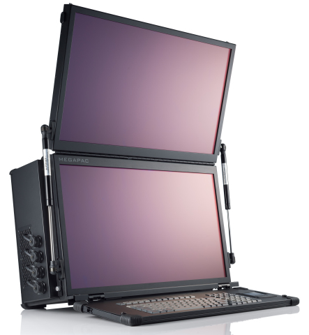 MegaPAC with dual vertical 24" monitors (Photo: Business Wire)