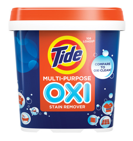 New Tide Oxi Multi-Purpose Stain Remover Helps Tackle Cleaning Needs Inside and Outside the Laundry Room. (Photo: Business Wire)