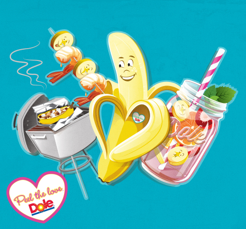 Dole Will Peel Twice the Love in 2014 with Two "Banana Cabana" Summer Tours (Graphic: Business Wire)