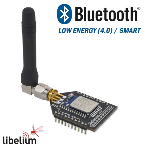 Libelium's Bluetooth Low Energy module connects Waspmote sensor nodes to smartphones and all other BLE-compatible iOS and Android devices. (Photo: Business Wire)