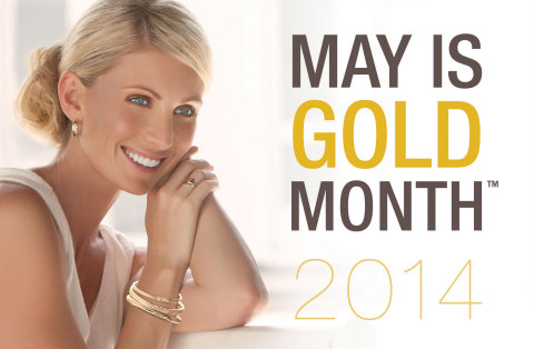 Share your love of gold at MayisGoldMonth.com (Graphic: Business Wire)