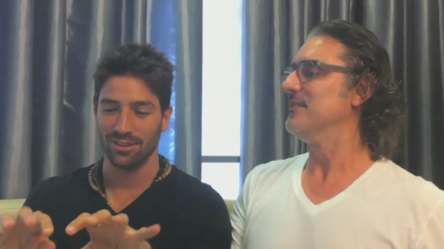 Celebrities Miguel Varoni (@SoyVaroni) and David Chocarro (@DavidChocarro) explain the importance of sending in your questions via Instagram for live interaction on the red carpet during the  BILLBOARD LATIN MUSIC AWARDS PRESENTED BY STATE FARM® ON APRIL 24