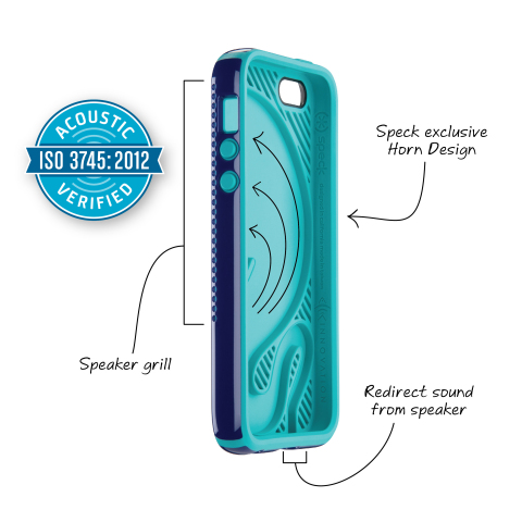 Speck CandyShell AMPED iPhone 5/5s Case (Photo: Business Wire)