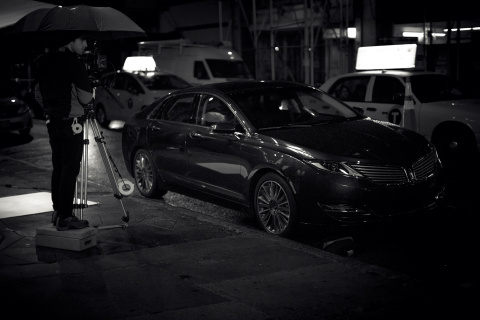 Director Duncan Wolfe helped close this year's Tribeca Film Festival when his new short film "Alethea" was shown Sunday night at an event sponsored by The Lincoln Motor Company, signature sponsor of the festival. Featured in the film was the Lincoln MKZ midsize premium sedan. (Photo: Business Wire)