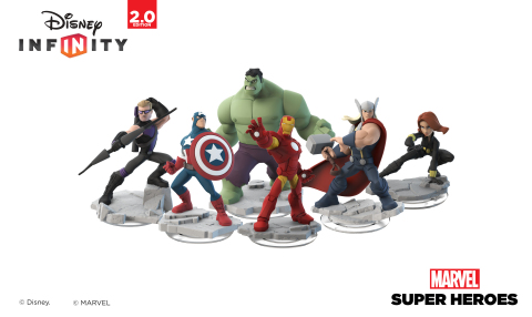 Disney Infinity: Marvel Super Heroes Interactive Character Figures (Photo: Business Wire)