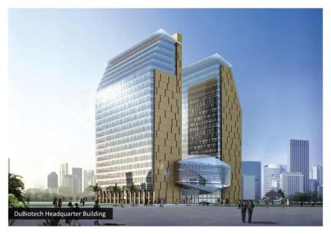 DuBiotech Headquarter building (Graphic: Business Wire)