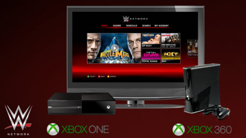 WWE® Network on Xbox One (Graphic: Business Wire)