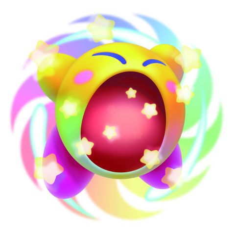 New to the Kirby series and a highlight of Kirby: Triple Deluxe is Kirby's new, dramatic Hypernova ability. After collecting Miracle Fruit, Kirby will be imbued with the ability to inhale almost anything that stands in his way, including massive obstacles and entire sections of levels. (Photo: Business Wire)

