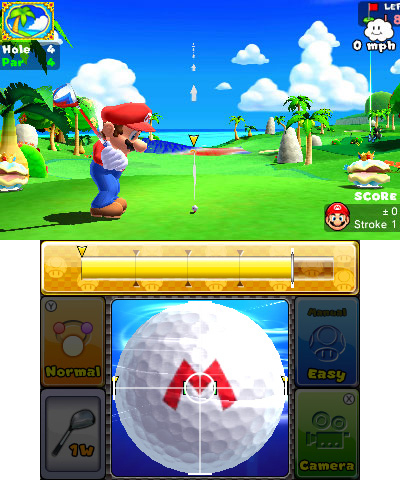 Mario returns to the green in Mario Golf: World Tour. (Photo: Business Wire)