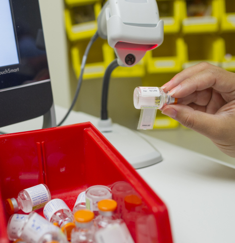 New, smaller, RFID-enabled Smart Tags from MEPS Real-Time improve automated replenishment of medication kits, trays and tackle boxes in hospital pharmacies. (Photo: Business Wire)