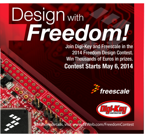 Digi-Key Collaborates with Freescale and ARM to Kick-Off "Design with Freedom" Product Design Contest (Graphic: Business Wire).