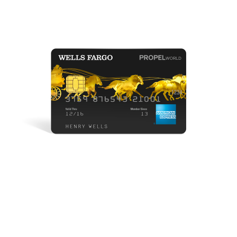 Wells Fargo Propel World American Express(R) Card (Photo: Business Wire)