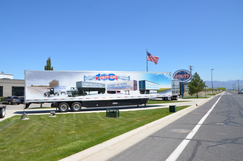 Utility Trailer Manufacturing Legacy Museum Trailer in Utah (Photo: Business Wire)