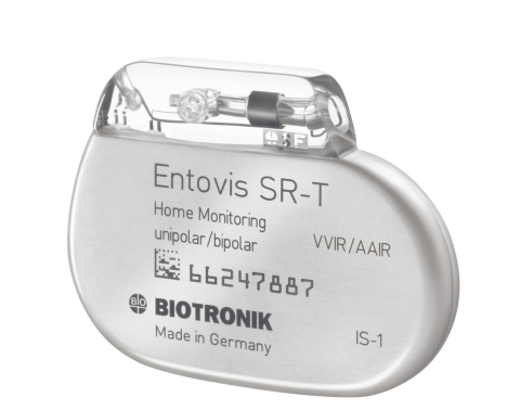 BIOTRONIK Entovis Single-Chamber Pacemaker with ProMRI Technology (Photo: Business Wire)
