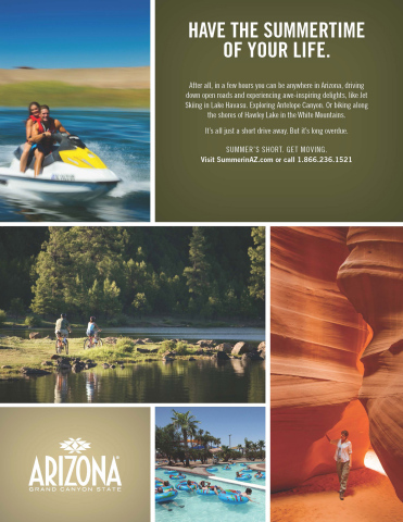 Summer in AZ - print ad. (Graphic: Business Wire)