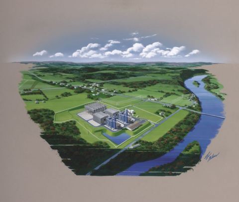 Panda Power Funds 829-MW "Liberty" Generating Station located in Asylum Township, PA (Photo: Business Wire)