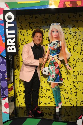 Barbie® Celebrates with World Renowned Artist Romero Britto to Launch New BRITTO Barbie® Doll (Photo: Business Wire)
