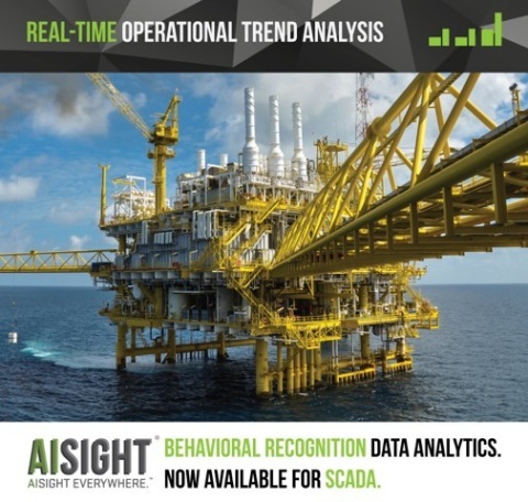 AISight(R), the artificial intelligence analytics solution that teaches itself to recognize and alert on unexpected patterns within massive volumes of sensor data, today announced the availability of AISight for SCADA, a powerful new dimension in SCADA operations management. (Photo: Business Wire)