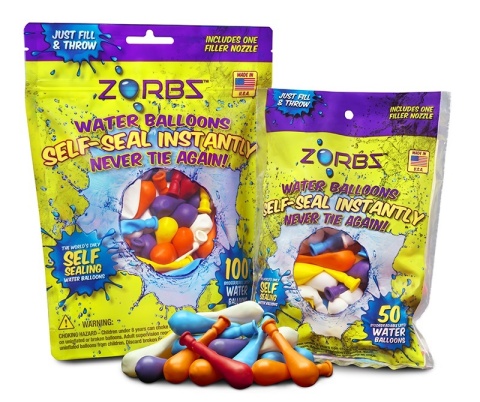 ZORBZ, the world's first self-sealing balloons with Snap and Seal technology. www.zorbzwaterballoons.com (Photo: Business Wire)