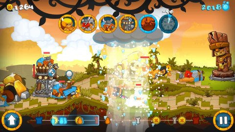 Command an army of Vikings in their quest to create the ultimate BBQ sauce and lead the Aztecs in defense of the Holy Pepper in Swords & Soldiers for Wii U. (Photo: Business Wire)