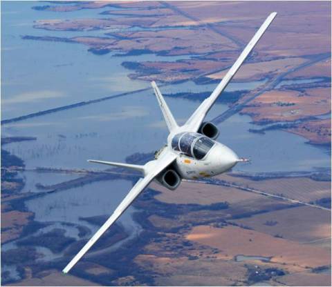 The Scorpion ISR/Strike aircraft will travel nearly 10,000 nautical miles this summer to attend major air shows.

(Photo: Business Wire)