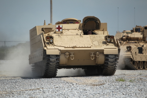 BAE Systems’ Armored Multi-Purpose Vehicle capitalizes on the proven Bradley and Paladin Integrated Management designs, meeting the Army’s force protection and all-terrain mobility requirements. (Photo: BAE Systems)