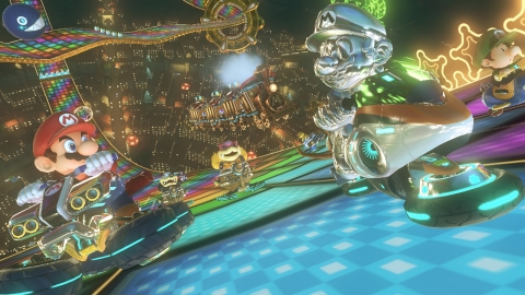 Mario Kart 8 introduces anti-gravity racing, allowing for some of the most creative and mind-blowing track design the series has ever seen. (Photo: Business Wire)