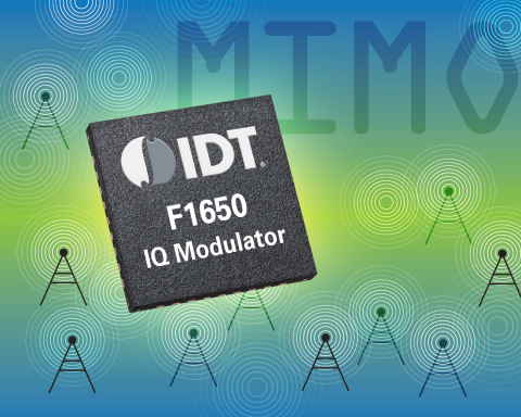 IDT Announces Low-Power IF Modulator for Next-Generation Wireless Communications (Graphic: Business Wire)